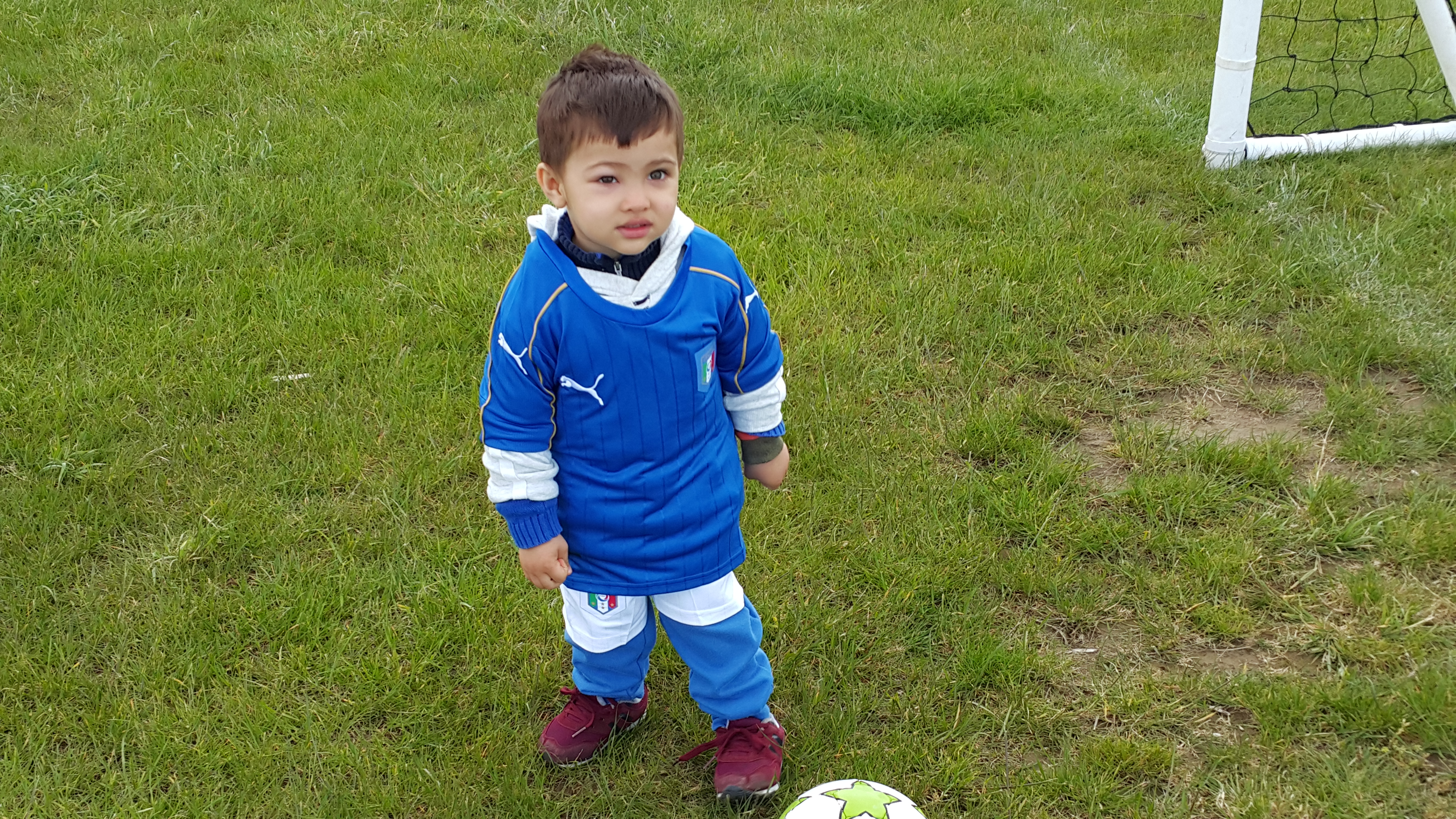 Aiden’s second soccer practice!